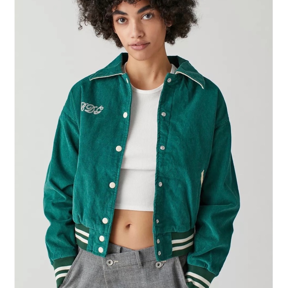 Urban Outfitters BDG Delia Corduroy Bomber Jacket